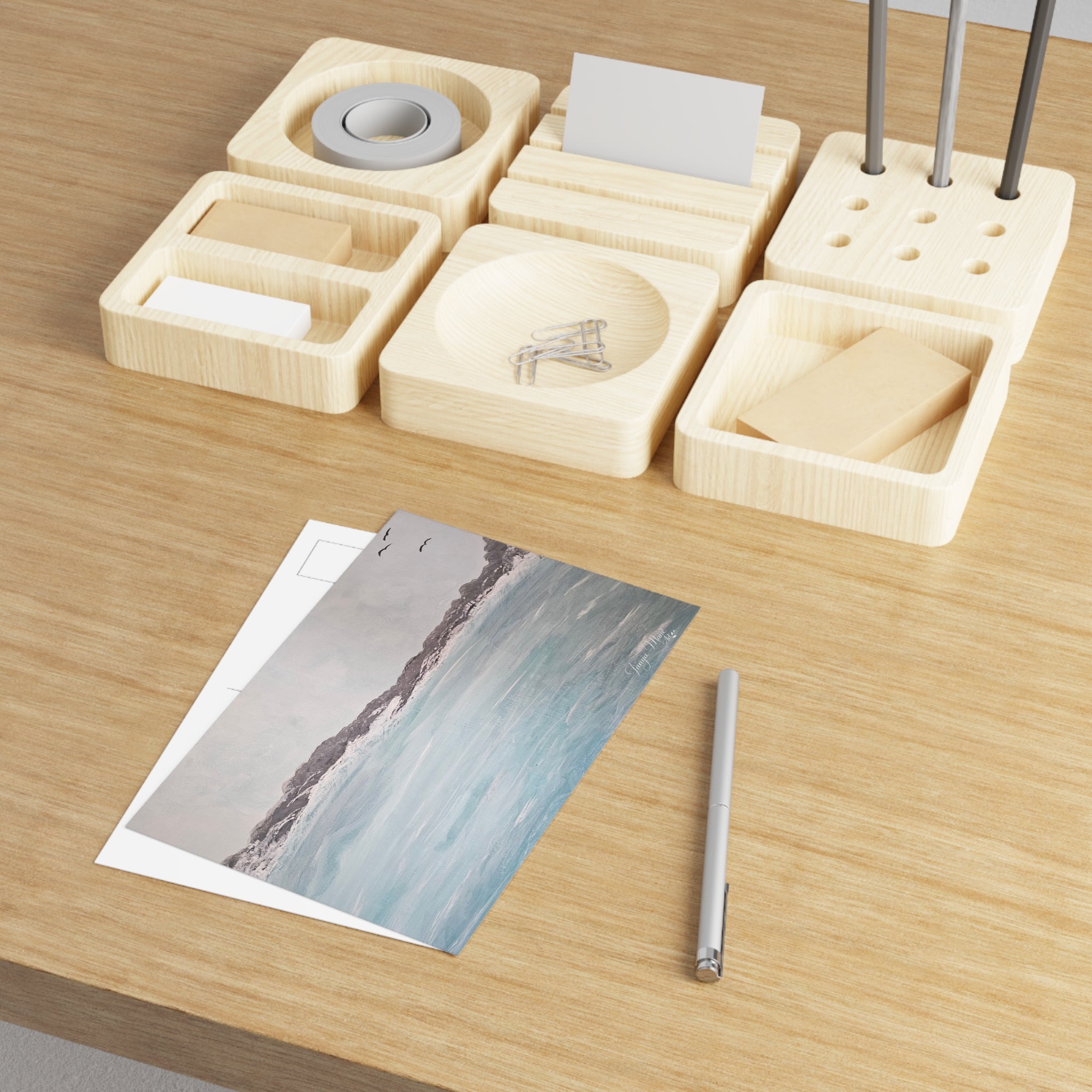 Seaside Serenity Postcards — Fine Art Ocean Prints (Set)