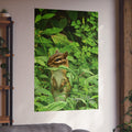 Chipmunk in the Greenery — Digital Art Print Download