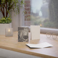 Acoustic Guitar Sketch Greeting Card — Blank Musician Note Card (Pack of 1/10/30/50)
