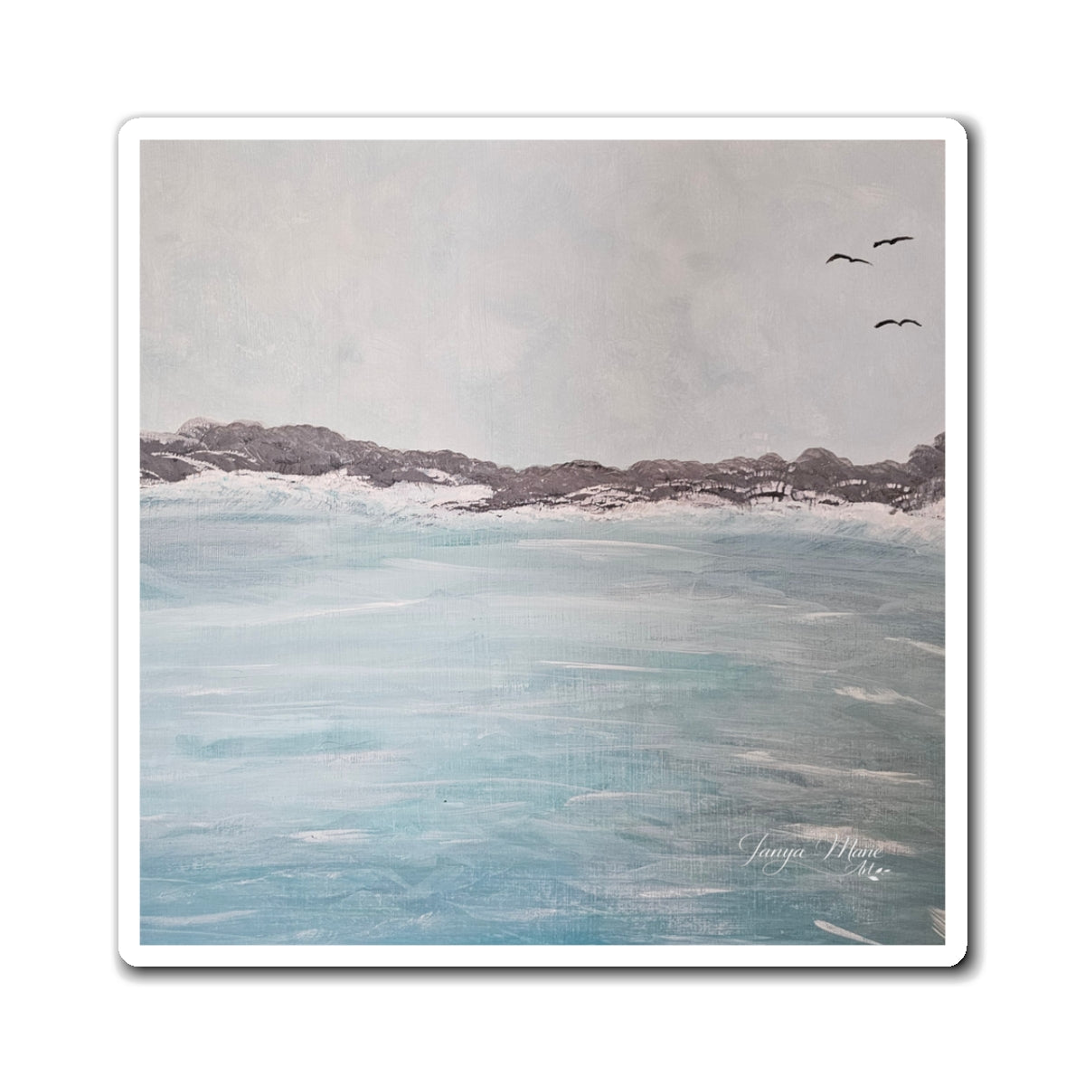 Ocean Breeze Magnet – Seascape Art Refrigerator Magnet