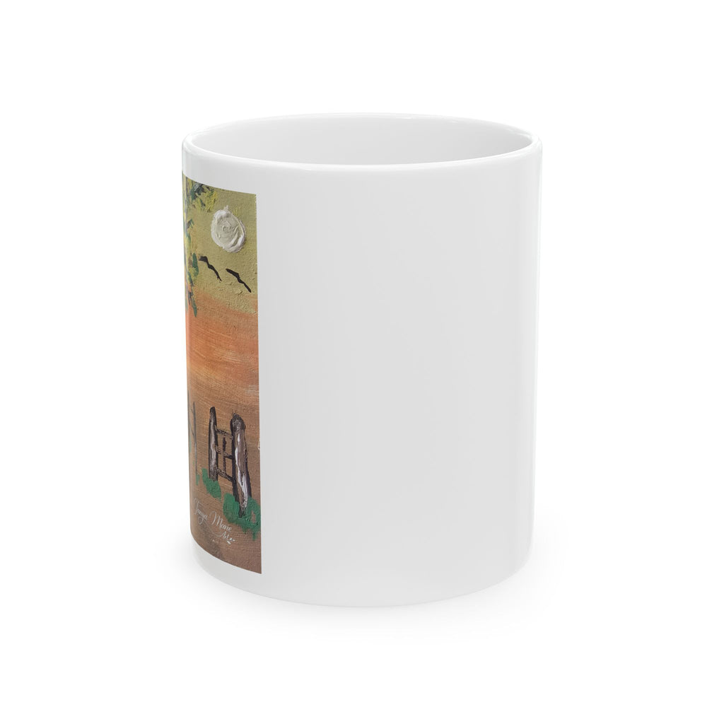 Country Sunset Ceramic Mug — Country Sunset Art Coffee Cup