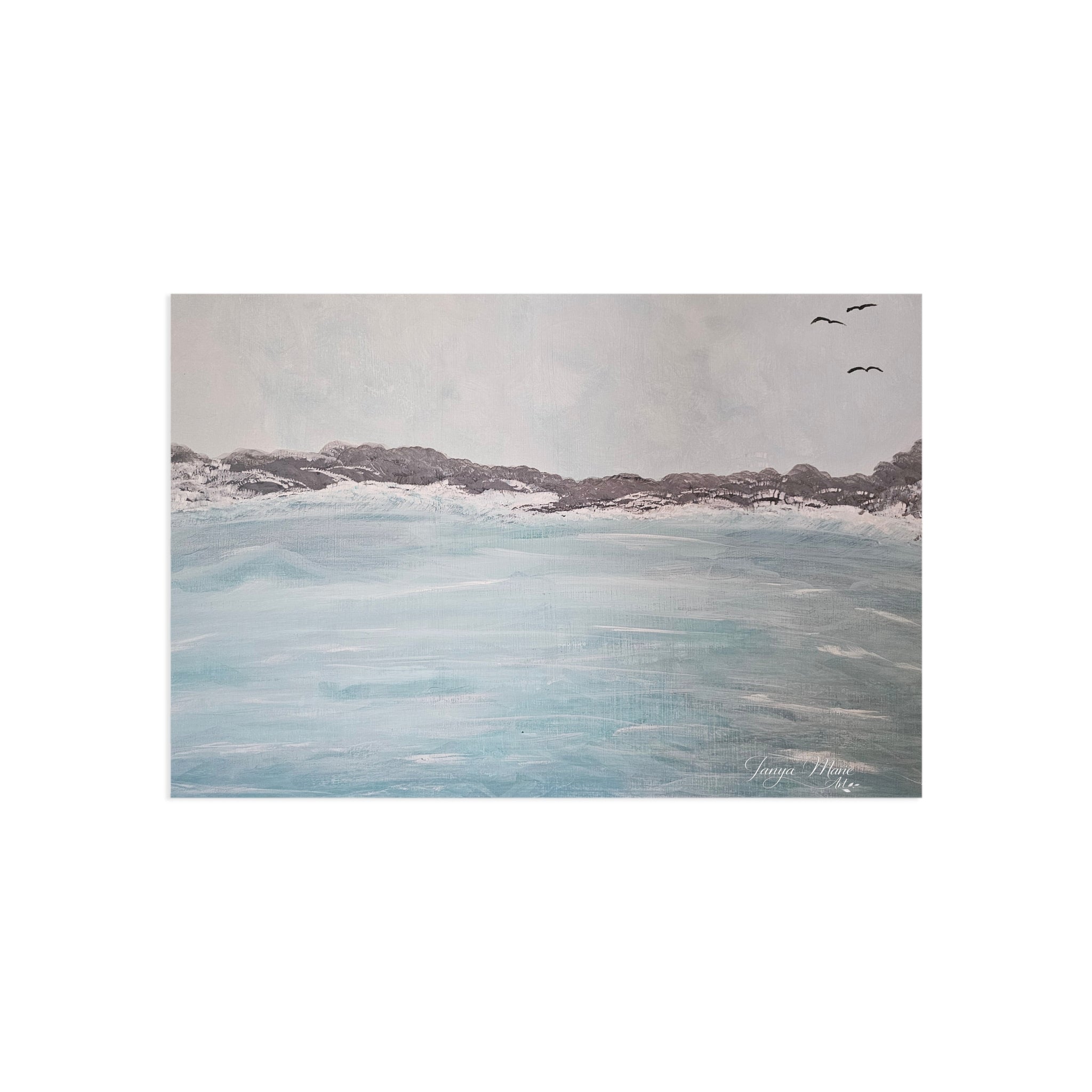 Seaside Serenity Postcards — Fine Art Ocean Prints (Set)