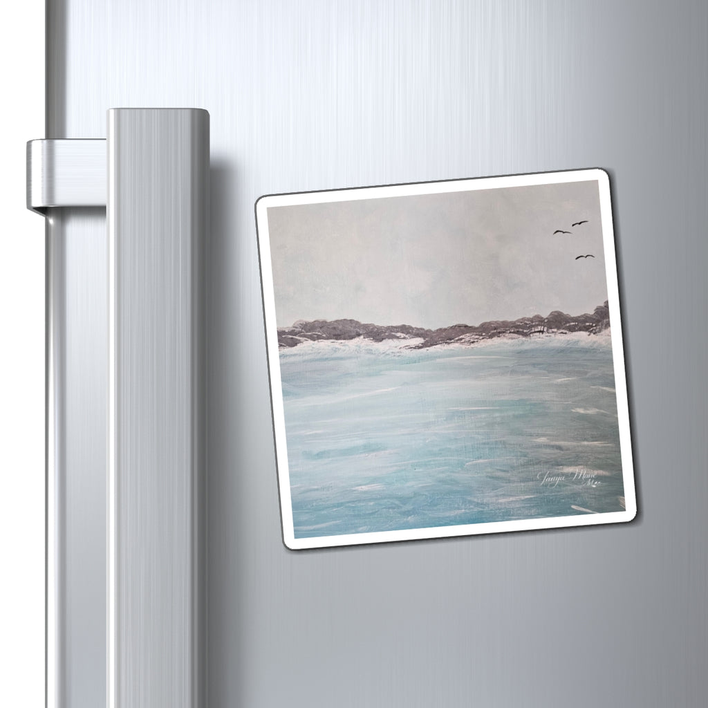 Ocean Breeze Magnet – Seascape Art Refrigerator Magnet