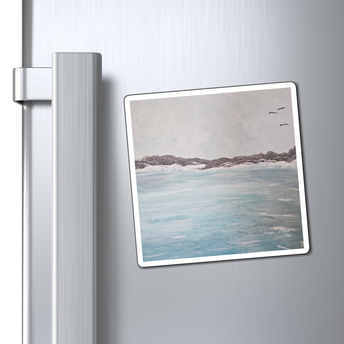Ocean Breeze Magnet – Seascape Art Refrigerator Magnet