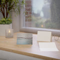 Seaside Serenity Greeting Cards — Blank Note Cards with Ocean Wave Art (1/10/30/50 pcs)