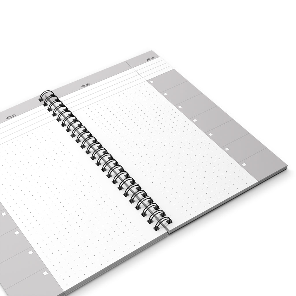 Windmill Sketch Spiral Journal – Rustic Farmhouse Notebook for Notes & Sketching
