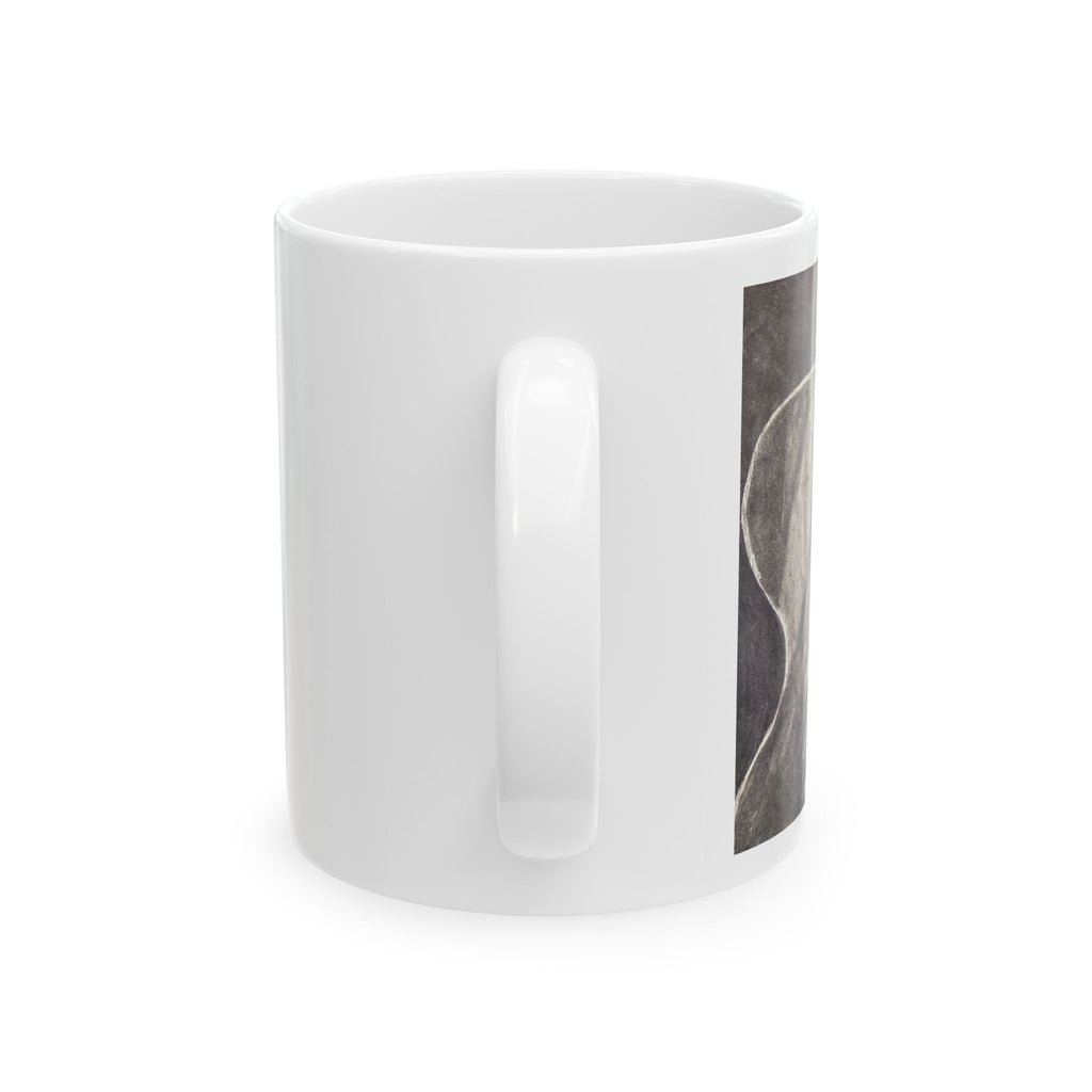 Forgotten Guitar Pencil Sketch Ceramic Mug — Vintage Guitar Coffee Mug (11oz)