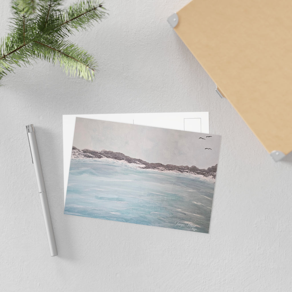 Seaside Serenity Postcards — Fine Art Ocean Prints (Set)